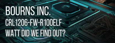 Explore the performance of Bourns CRL1206-FW-R100ELF thick film resistor by delving into its impedance, resistance, inductance, and more. Discover if this component is the right choice for your needs.